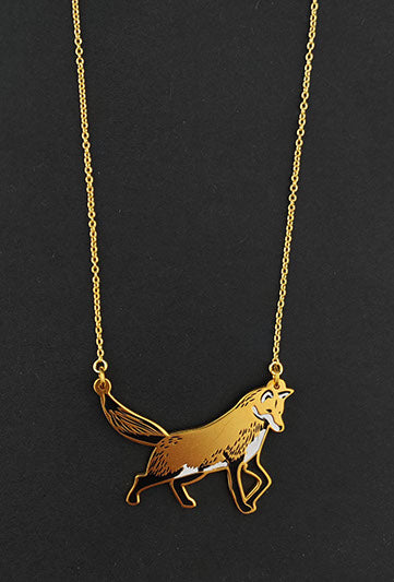 Necklace mini fox