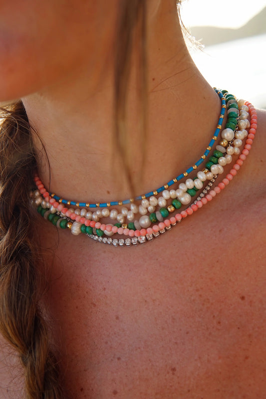 Green Pearl Necklace