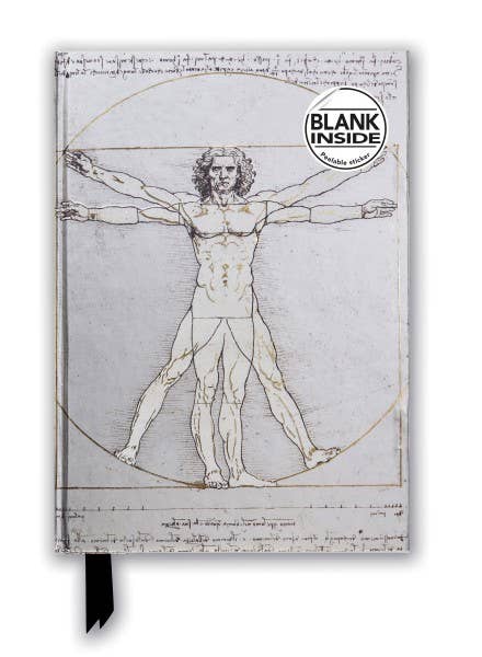 Leonardo Da Vinci: Vitruvian Man Blank Journal