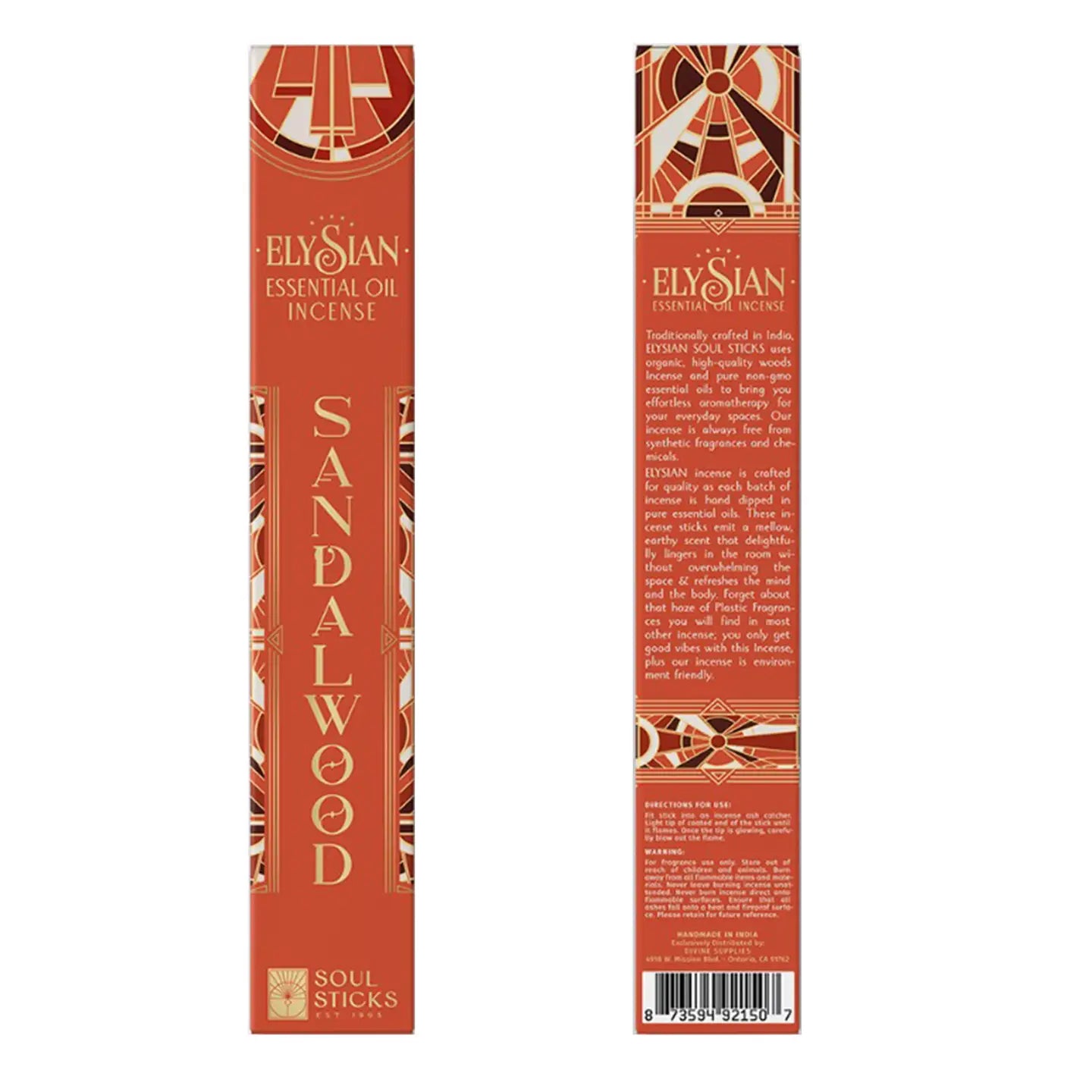 Sandalwood Essential Oil Incense Sticks