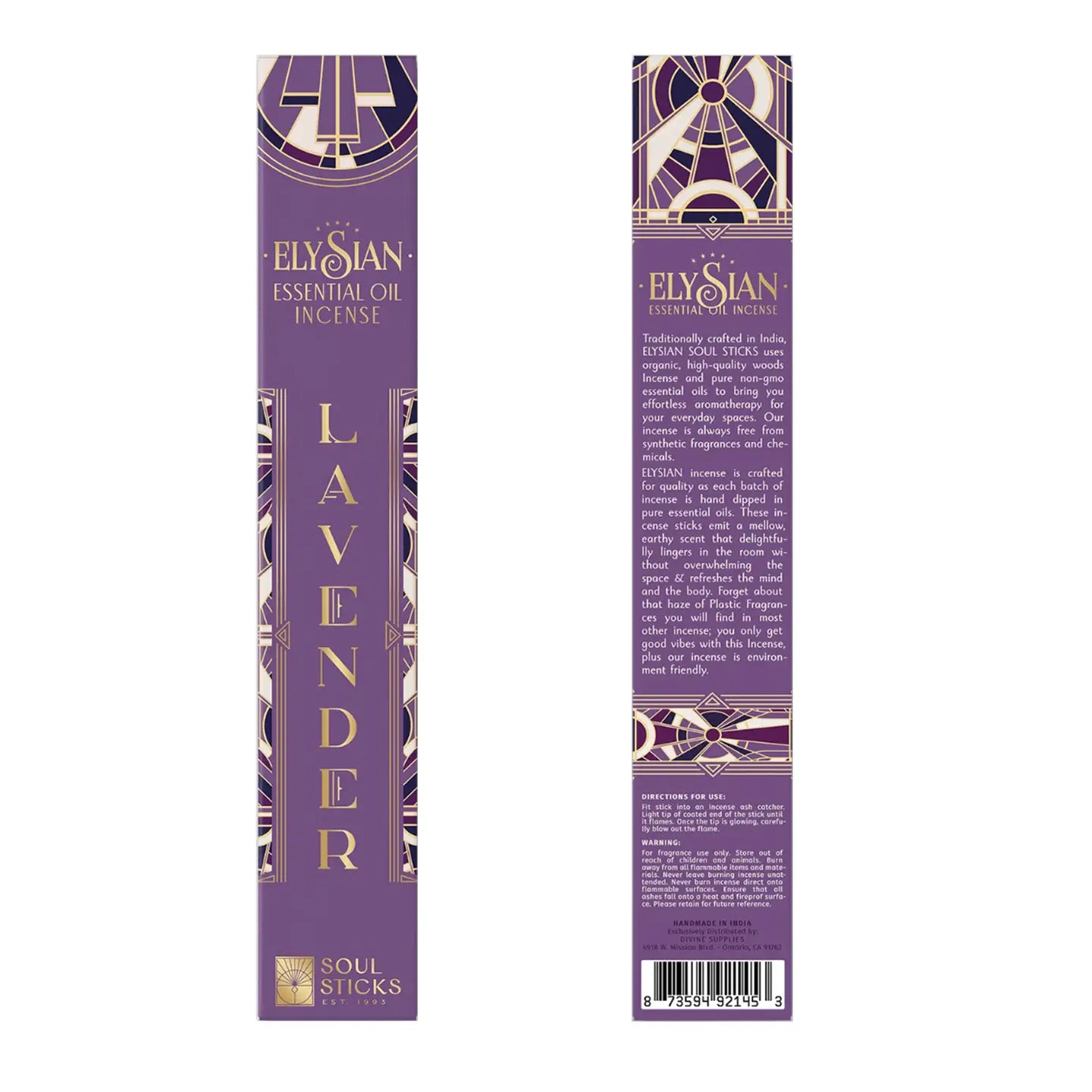 Lavander Essential Oil Incense Sticks